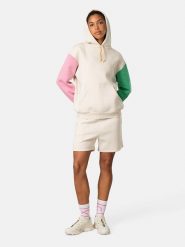 KARI TRAA Bluza "Anelie" w kolorze jasnoróżowo-zielono-kremowym rozmiar: S. Brązowe bluzy Kari Traa, s, bez wzorów, z bawełny, z kapturem. Za 176.08 zł.