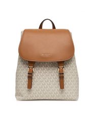 MICHAEL Michael Kors Plecak Quinn 30T5GQNB2B Beżowy. Brązowe plecaki MICHAEL Michael Kors, bez wzorów, ze skóry. Za 1,559.00 zł.