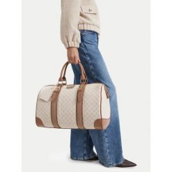 Torba weekendowa Nine West. Brązowe torby podróżne Nine West, bez wzorów. Za 399.99 zł.