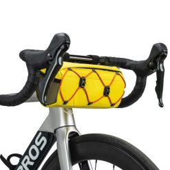 Torba rowerowa Rockbros na kierownicę 2,2L. Żółte torby na ramię ROCKBROS, bez wzorów, z materiału, klasyczne, na ramię, bez dodatków. Za 99.99 zł.