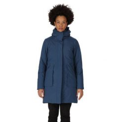 Kurtka uniwersalna damska Regatta Parka Yewbank Ll. Niebieskie kurtki Regatta, uniwersalny, z syntetyku, sportowe, z kapturem. W wyprzedaży za 449.99 zł.