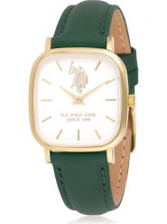U.S. Polo Assn. Zegarek kwarcowy w kolorze złoto-zielono-białym rozmiar: onesize. Zielone, analogowe zegarki U.S. Polo Assn., metalowe. Za 253.45 zł.
