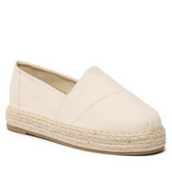 Espadryle Jenny Fairy. Brązowe espadryle Jenny Fairy, bez wzorów, bez obcasa, bez zapięcia. Za 99.99 zł.