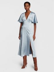 Ted Baker Sukienka koktajlowa Immie 263112 Błękitny Regular Fit. Niebieskie sukienki Ted Baker, bez wzorów, z syntetyku, wizytowe, bez kołnierzyka, bez ramiączek. Za 1,449.00 zł.
