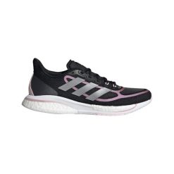 Kobieta Bieganie Buty Adidas Supernova. Czarne obuwie sportowe Adidas, bez zapięcia, do biegania. Za 494.30 zł.