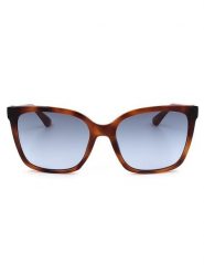 Guess Damskie okulary przeciwsłoneczne w kolorze jasnobrązowo-niebieskim rozmiar: 57. Brązowe okulary przeciwsłoneczne Guess, z aplikacjami, z tworzywa sztucznego. Za 249.17 zł.