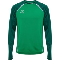 Dżersej z długim rękawem Hummel Lead 2.0. Zielone swetry Hummel, bez wzorów, z dżerseju, bez ramiączek. Za 269.50 zł.