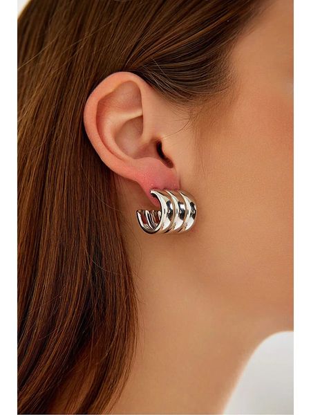 Lodie Silver Kolczyki-wkrętki rozmiar: onesize. Białe kolczyki Lodie Silver, ze stali. Za 109.26 zł.