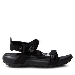 Sandały The North Face. Czarne sandały The North Face, bez wzorów, sportowe, bez obcasa, bez zapięcia. Za 309.99 zł.