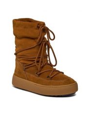 Moon Boot Śniegowce Ltrack Suede 24501100001 Brązowy. Brązowe trapery i śniegowce Moon Boot, ze skóry. Za 1,429.00 zł.