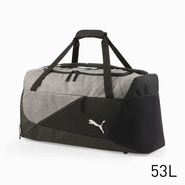 Średnia torba piłkarska teamFINAL PUMA Black Medium Gray Heather. Czarne torby na ramię Puma, bez wzorów, na ramię, średnie, bez dodatków. Za 215.00 zł.