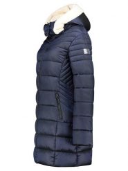 Geographical Norway Płaszcz pikowany "Carenne" w kolorze granatowym rozmiar: XXL. Niebieskie płaszcze Geographical Norway, xxl, bez wzorów, bez kaptura. Za 209.82 zł.