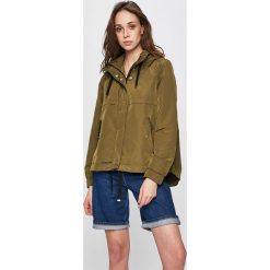 Vero Moda - Kurtka. Zielone kurtki Vero Moda, l, bez wzorów, z materiału, z kapturem. W wyprzedaży za 129.90 zł.