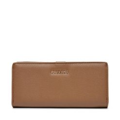 Portfel Puccini. Zielone portfele Puccini, bez wzorów. Za 159.99 zł.