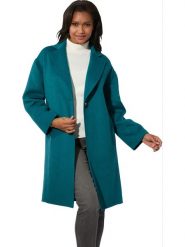 WITT WEIDEN Płaszcz przejściowy w kolorze turkusowym rozmiar: 54. Niebieskie płaszcze WITT WEIDEN, bez wzorów, bez kaptura. Za 126.99 zł.