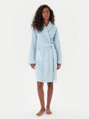 LAUREN RALPH LAUREN Szlafrok ILN42455 Błękitny. Niebieskie szlafroki Lauren Ralph Lauren, xl, bez wzorów, z syntetyku, bez ramiączek, bez kaptura. Za 419.99 zł.