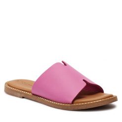 Klapki Tamaris. Czerwone klapki Tamaris, bez wzorów, bez obcasa. Za 179.99 zł.