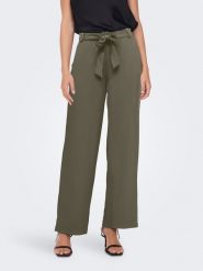ONLY Spodnie w kolorze khaki rozmiar: M. Brązowe spodnie materiałowe Only, m, bez wzorów, z materiału. Za 109.95 zł.