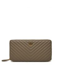 PINKO Portfel Ryder Zip Around . AI 24-25 PCPL 100250 A0GK Szary. Szare portfele Pinko, bez wzorów, ze skóry. Za 879.99 zł.