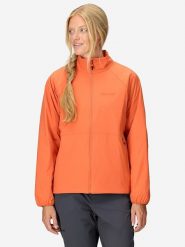 Marmot Kurtka funkcyjna "Novus" w kolorze pomarańczowym rozmiar: S. Pomarańczowe kurtki sportowe Marmot, s, bez wzorów, z materiału, bez kaptura, outdoorowe, primaloft. Za 290.57 zł.