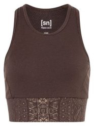 Super.natural Top funkcyjny "Arabesque" w kolorze brązowym rozmiar: M. Brązowe koszulki sportowe super.natural, bez wzorów, z materiału, bez ramiączek. Za 130.99 zł.