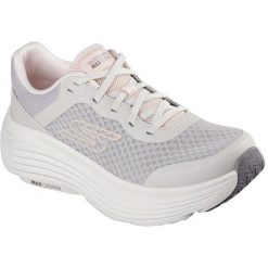 Buty sportowe damskie Skechers Max Cushioning Endea. Szare obuwie sportowe Skechers, bez zapięcia, na fitness i siłownię. Za 590.00 zł.