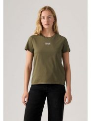 Levi's Koszulka w kolorze khaki rozmiar: L. Brązowe bluzki Levi's®, l, bez wzorów, z bawełny, bez kołnierzyka, bez ramiączek. Za 88.64 zł.