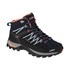 Buty trekkingowe damskie, Rigel Mid. Niebieskie trekkingi CMP, z materiału, za kostkę, trekkingowe. Za 429.99 zł.