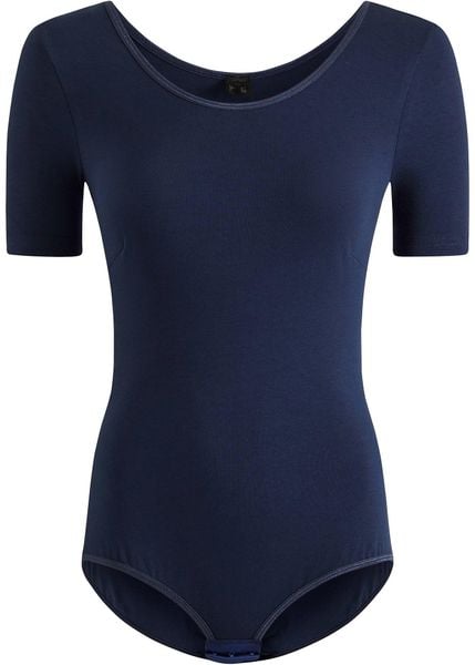Body z rękawem 1/2, z bawełny. Białe body bonprix, bez wzorów, z bawełny. Za 64.99 zł.
