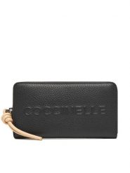 Coccinelle Duży Portfel Damski E2 QBB 11 32 01 Czarny. Czarne portfele Coccinelle, bez wzorów, ze skóry. Za 649.99 zł.