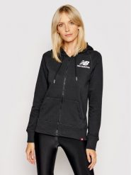 New Balance Bluza Essentials WJ03530 Czarny Relaxed Fit. Czarne bluzy New Balance, xs, bez wzorów, z bawełny, bez kaptura. Za 149.99 zł.