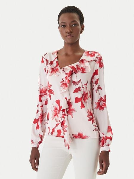 Artigli Bluzka ACBL004387 Biały Regular Fit. Białe bluzki Artigli, bez wzorów, z syntetyku, bez kołnierzyka, bez ramiączek. Za 273.99 zł.