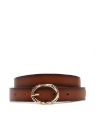 Tommy Hilfiger Pasek Damski Th Chic 2.5 Burnished AW0AW17252 Brązowy. Brązowe paski TOMMY HILFIGER, bez wzorów, ze skóry. Za 139.99 zł.