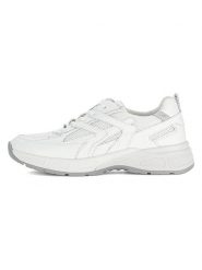 Gabor Skórzane sneakersy w kolorze białym rozmiar: 36. Białe trampki Gabor, bez wzorów, z materiału, bez zapięcia. Za 227.85 zł.