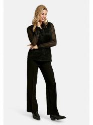 Milano Italy Bluzka w kolorze czarnym rozmiar: 36. Czarne bluzki Milano Italy, bez wzorów, bez kołnierzyka, bez ramiączek. Za 173.99 zł.