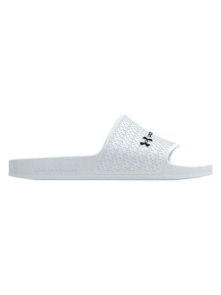 Under Armour Klapki w kolorze białym rozmiar: 38. Białe klapki Under Armour, bez wzorów, z otwartym noskiem, bez obcasa. Za 79.03 zł.