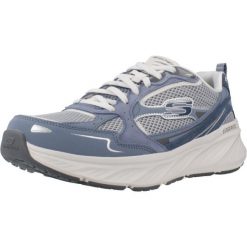 Buty SKECHERS EDGERIDE COOL FUSION Niebieski. Niebieskie trekkingi Skechers, ze skóry, trekkingowe. Za 361.26 zł.