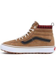 Vans Skórzane sneakersy w kolorze jasnobrązowym rozmiar: 37. Brązowe trampki Vans, bez wzorów, za kostkę, bez zapięcia. Za 333.95 zł.