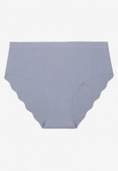 Niebieskie Majtki Figi z Geometrycznym Wzorem Lilivoria. Niebieskie figi Born2be, l, bez wzorów, z jeansu. Za 4.99 zł.
