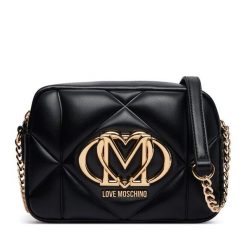 Torebka LOVE MOSCHINO. Czarne listonoszki Love Moschino, bez wzorów, bez dodatków. Za 879.99 zł.