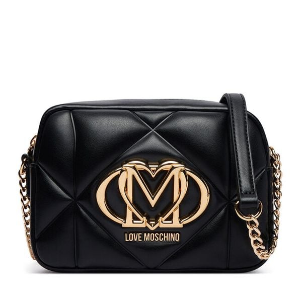 Torebka LOVE MOSCHINO. Czarne listonoszki Love Moschino, bez wzorów, bez dodatków. Za 879.99 zł.