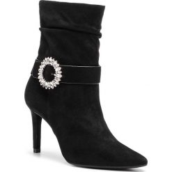 Botki MICHAEL MICHAEL KORS - Viola Flex 40R9VOME5S Black. Czarne botki MICHAEL Michael Kors, z aplikacjami, z materiału, bez obcasa, na obcasie, bez zapięcia. W wyprzedaży za 559.00 zł.