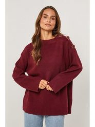 L'armoire de Suzette Sweter w kolorze bordowym rozmiar: 38/40. Czerwone swetry L'armoire de Suzette, l, bez wzorów, z kaszmiru, bez ramiączek. Za 174.02 zł.