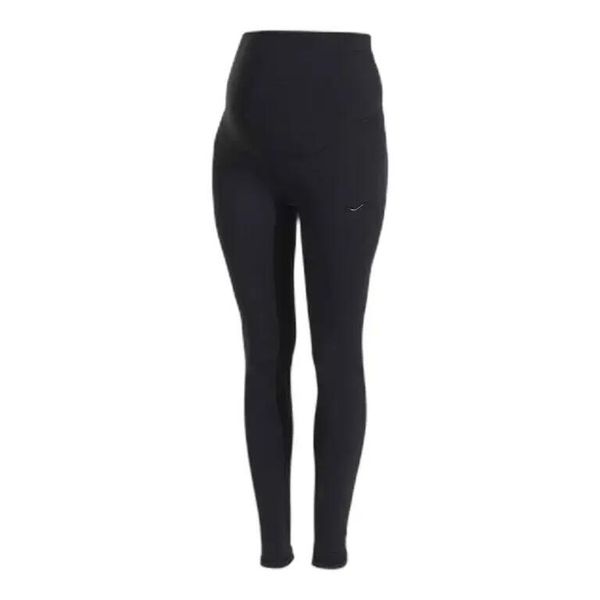 Legginsy ciążowe dla kobiet Joma. Czarne legginsy Joma, l, bez wzorów, z materiału, z podwyższonym stanem, długie. Za 146.50 zł.