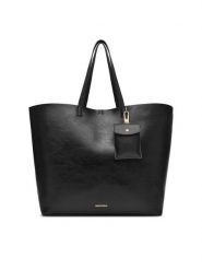 Gino Rossi Torebka C-THARAL-DA8078 Czarny. Czarne shopper Gino Rossi, bez wzorów, z materiału, bez dodatków. Za 299.99 zł.