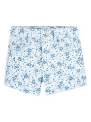 Levi's Kids Szorty dżinsowe w kolorze niebiesko-białym rozmiar: 128. Białe szorty Levi's Kids, z aplikacjami, ze skóry, klasyczne. Za 87.81 zł.