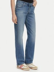 Tommy Jeans Jeansy Sophie DW0DW23581 Niebieski Straight Fit. Niebieskie jeansy Tommy Jeans, bez wzorów. Za 329.99 zł.
