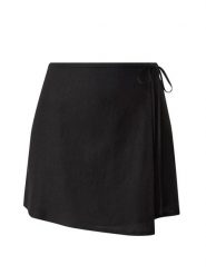 LeGer Spódnica "Cathleen" w kolorze czarnym rozmiar: 40. Czarne spódnice LeGer, bez wzorów, mini, kopertowe. Za 91.99 zł.