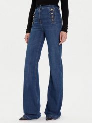 Elisabetta Franchi Jeansy PJ-02D-56E2-V440 Niebieski Regular Fit. Niebieskie jeansy Elisabetta Franchi, bez wzorów. Za 1,909.00 zł.