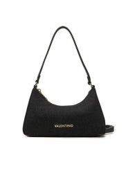 Valentino Torebka Kelly VBS90513DEN Czarny. Czarne torebki klasyczne Valentino, bez wzorów, ze skóry, bez dodatków. Za 359.99 zł.